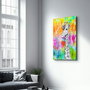 Wallity Pintura Decorativa de Vidrio Templado Multicolor 46 x 72 cm